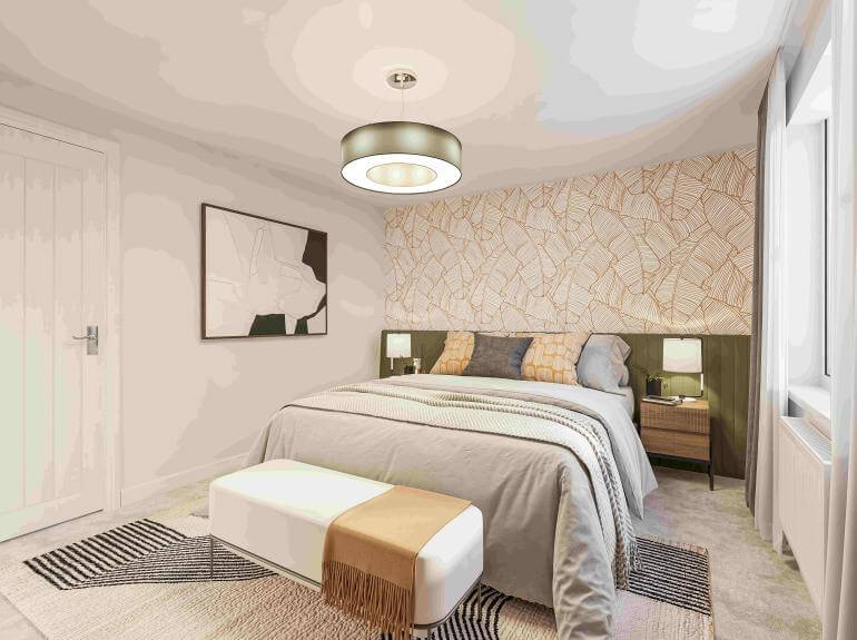 Kestrel Fields Show Home Bedroom
