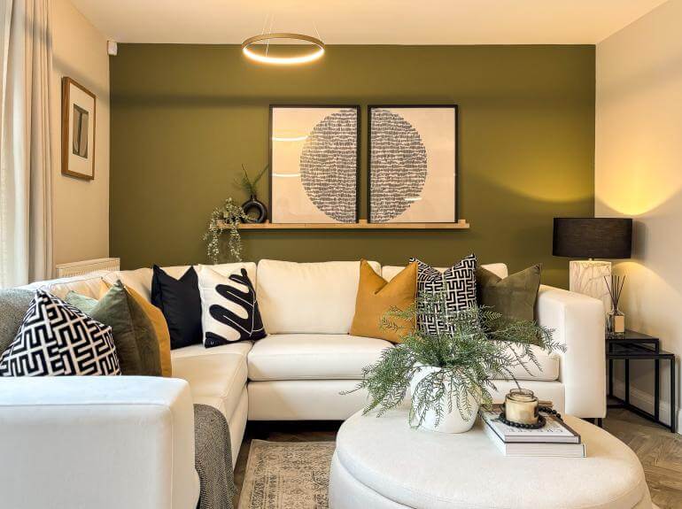 Homes designed by Edward Thomas Interiors with a green base palette. 