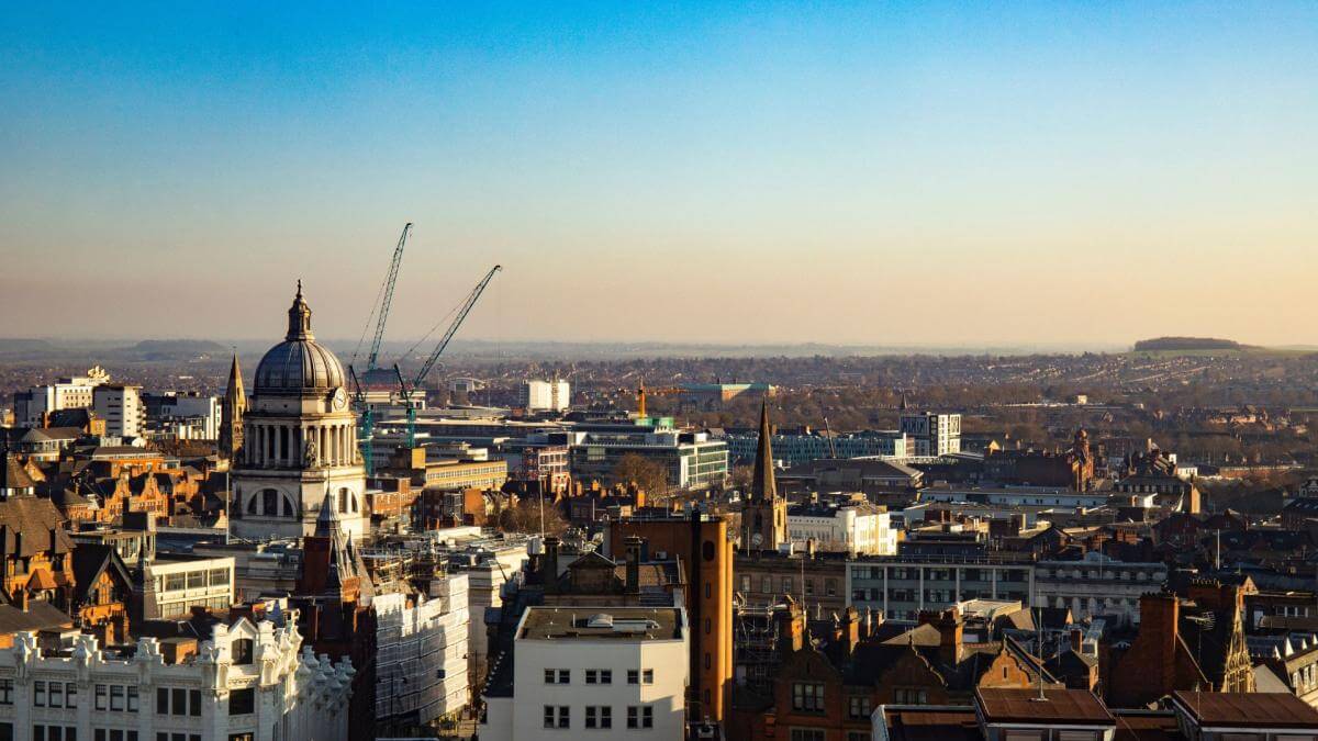 skyline of nottingham