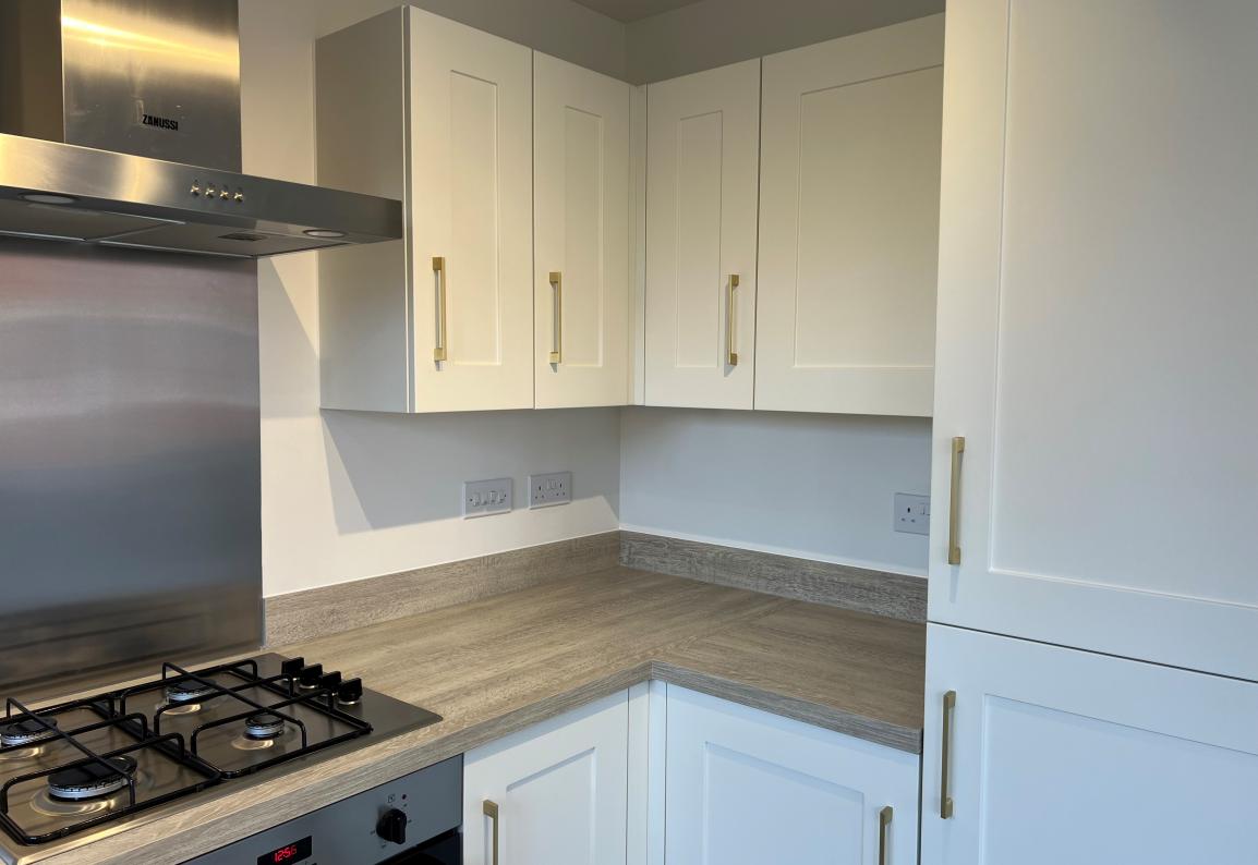 Close up of cream kitchen in The Lyttleton house type