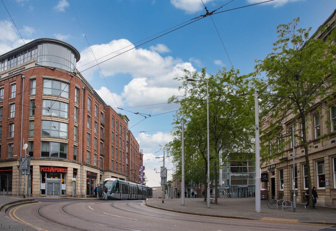 Tram in Nottingham