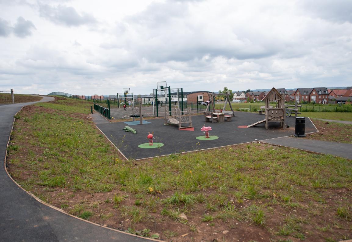 Play Area at Edwalton Fields Development