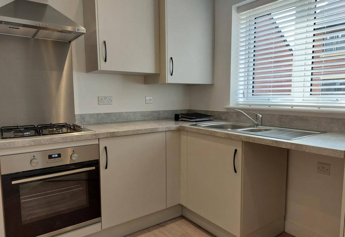 Kitchen shot at The Grange Desborough