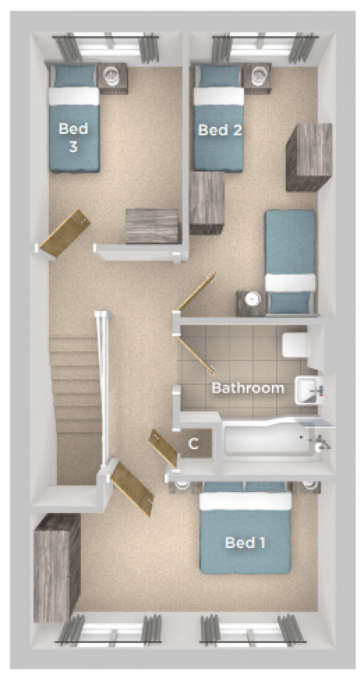 The Fig 3 bed semi First floor.png