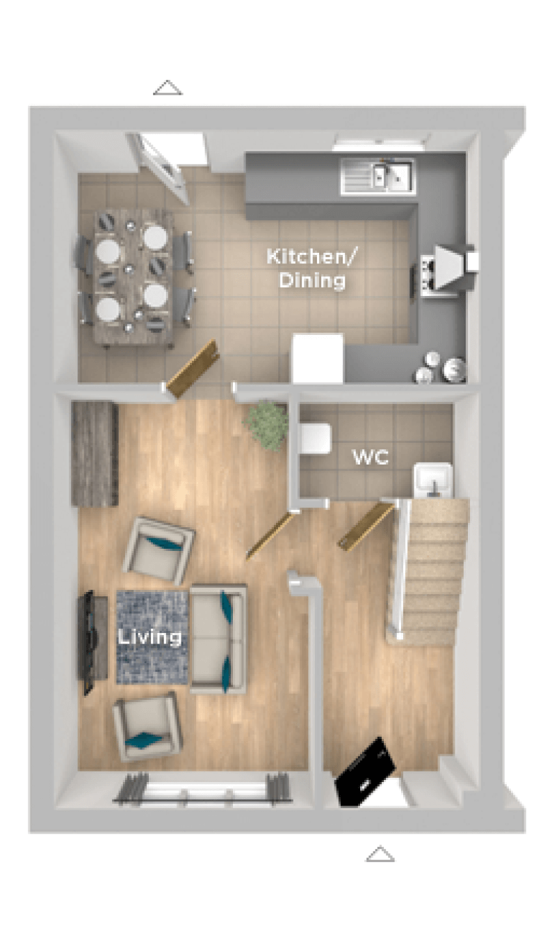 Ground Floor Plan at The Draycott