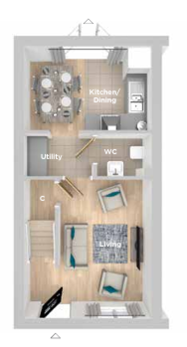 The Hemingby Ground Floor Plan.