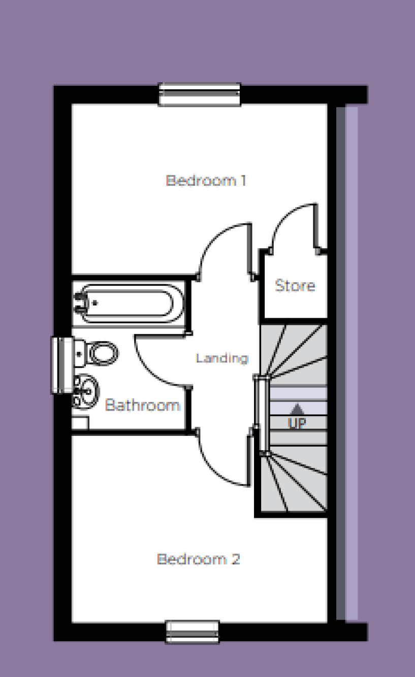 The Goadby First Floor Plan.