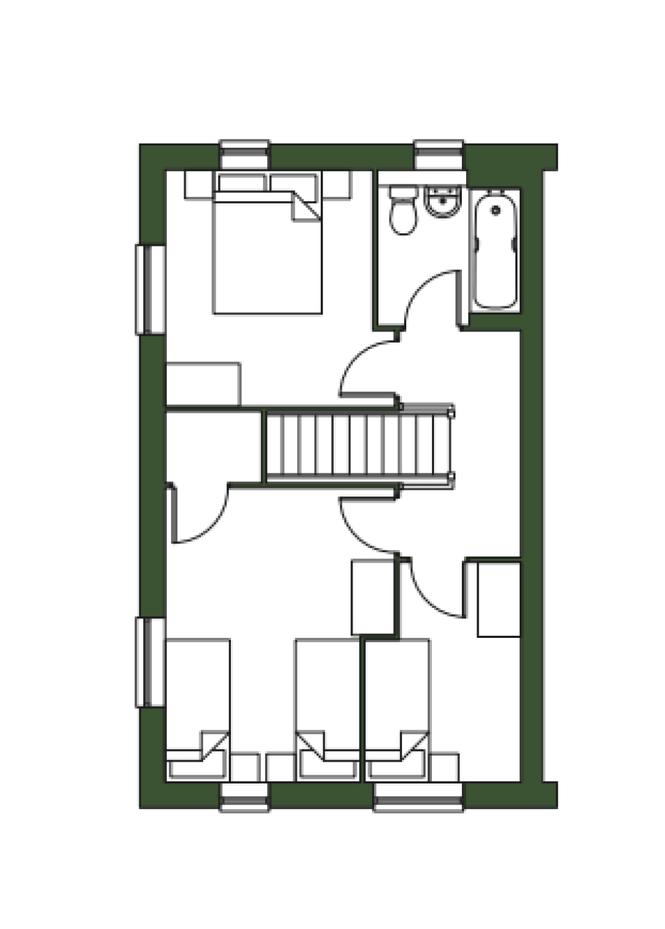 The Albermarle First Floor Plan