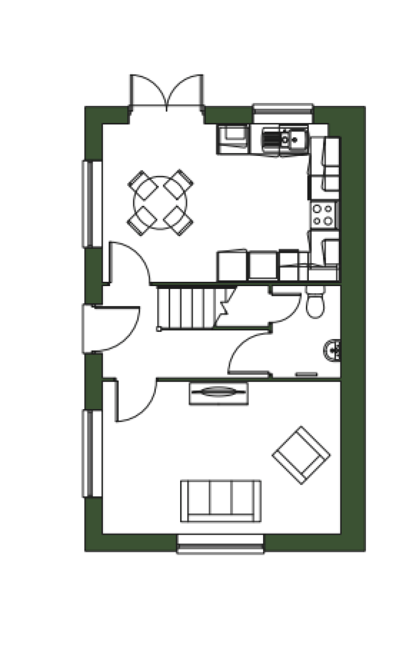 The Albermarle Ground Floor Plan