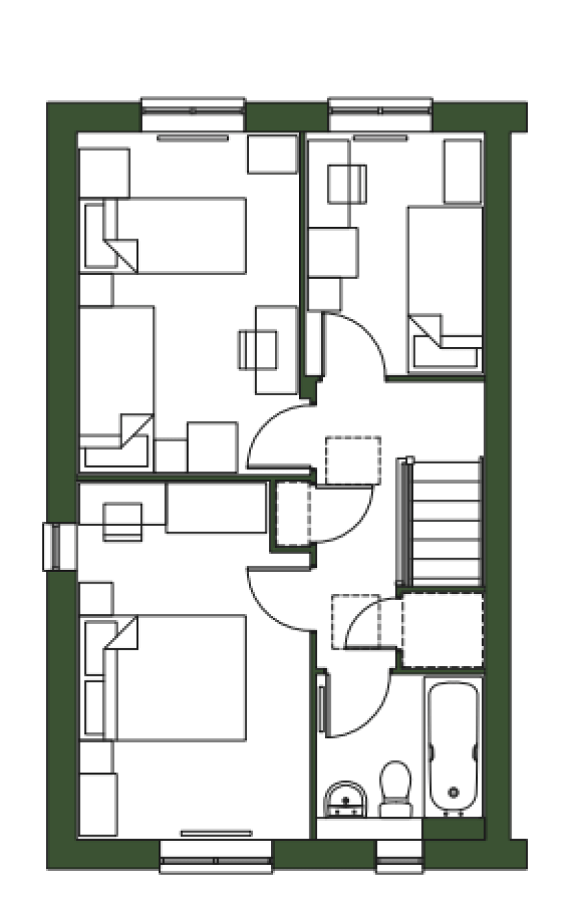 The Argosy First Floor Plan.