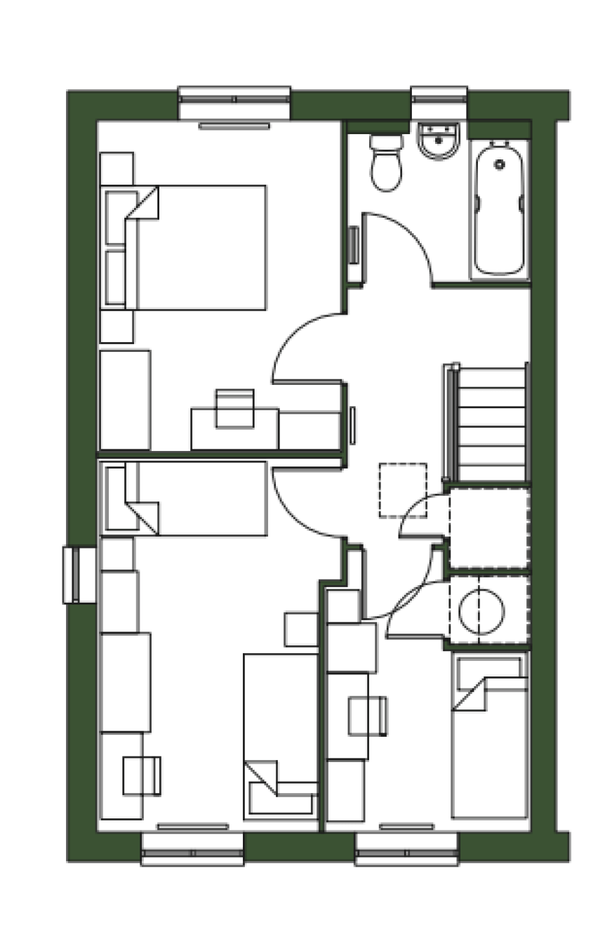 The Britannia First Floor Plan