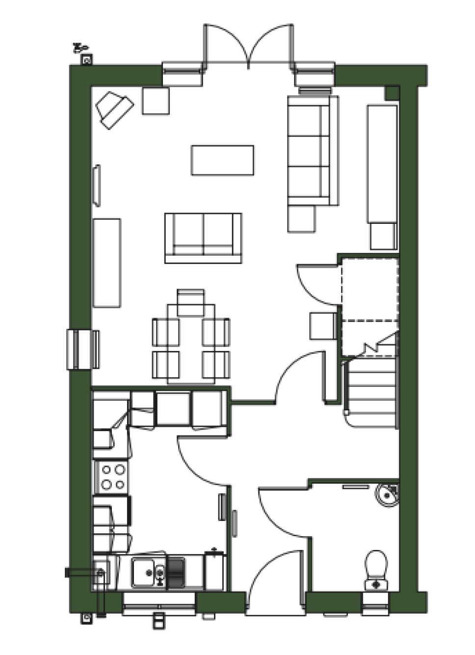 The Britannia Ground Floor Plan