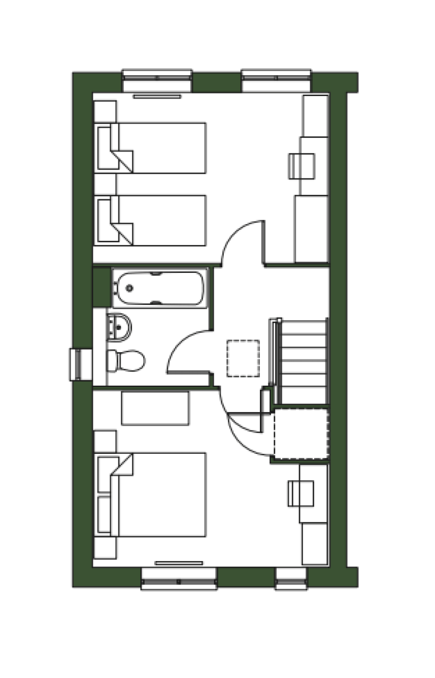 The Whitley First Floor Plan