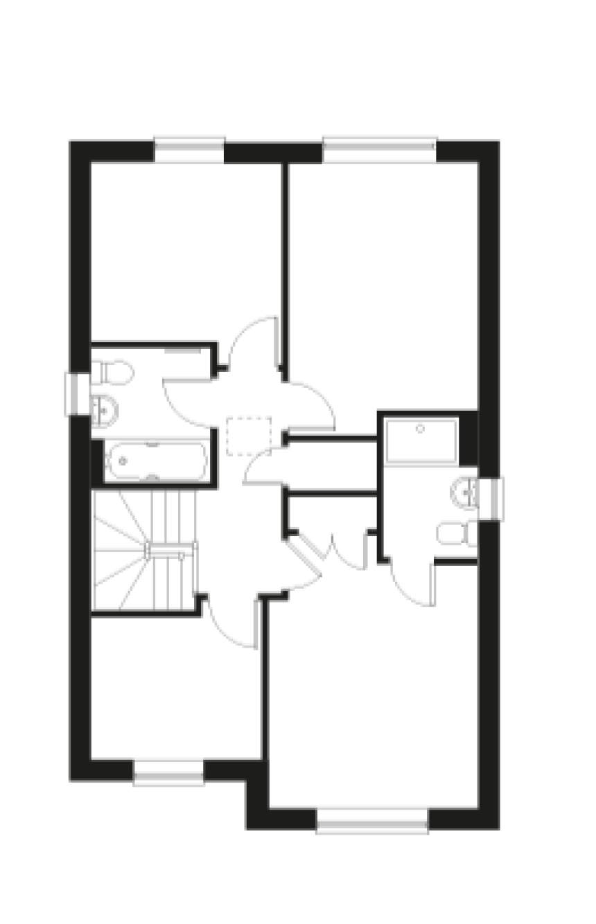 The Carnation First Floor Plan