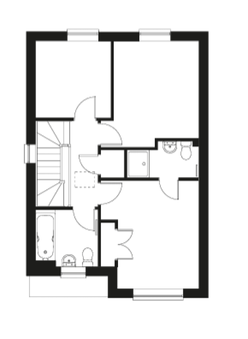 The Hyacinth First Floor Plan