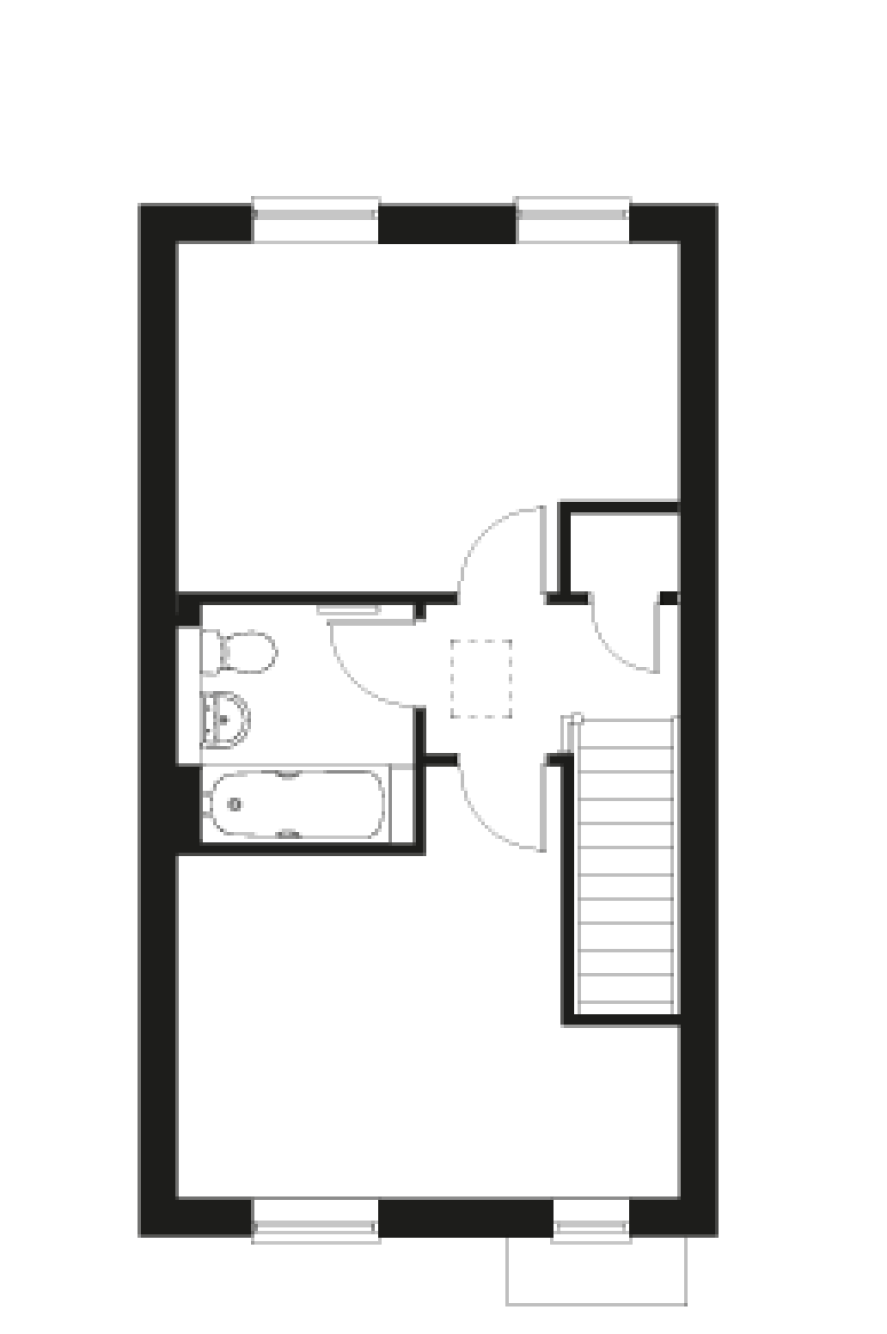 The Jasmine First Floor Plan.