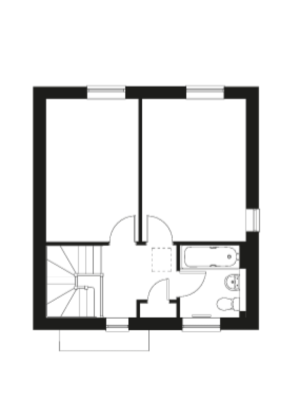 The Lavender First Floor Plan.