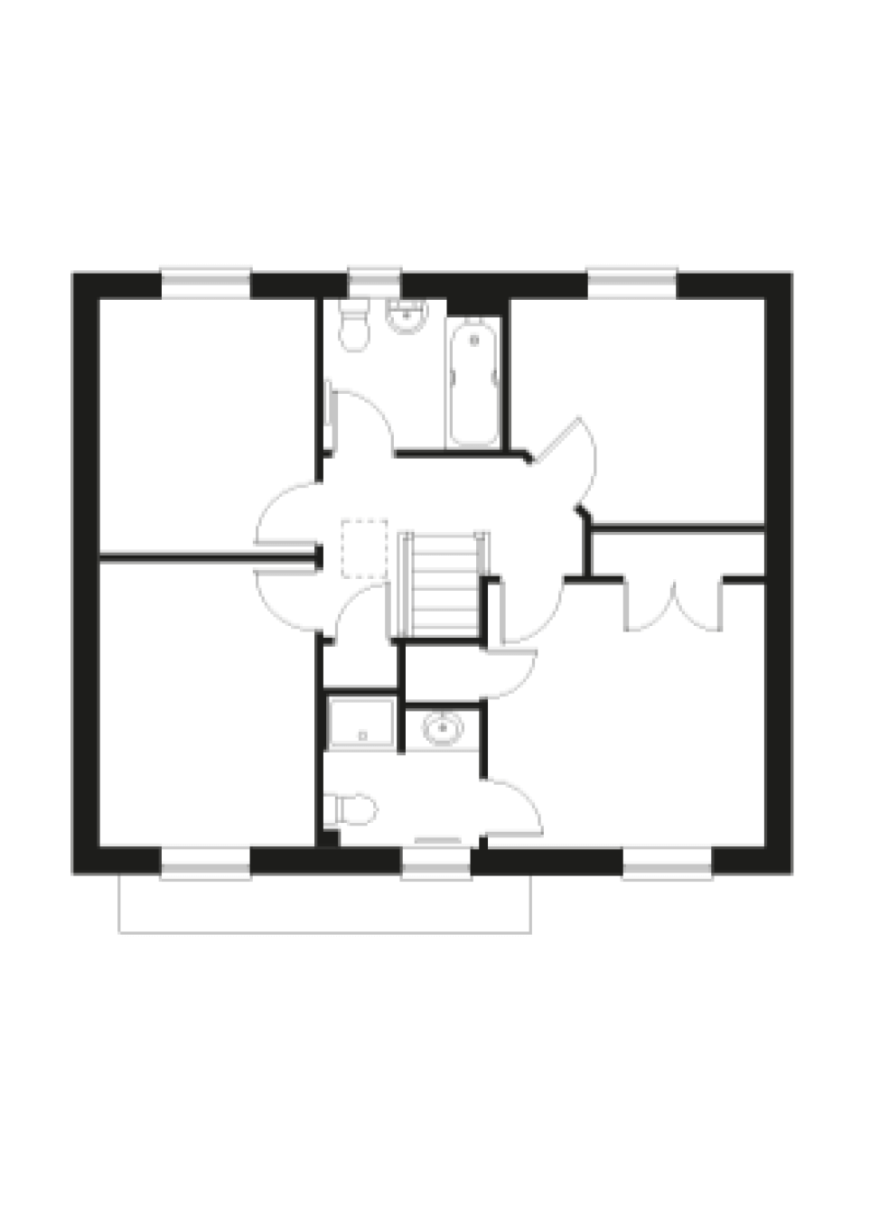 The Peony First Floor Plan