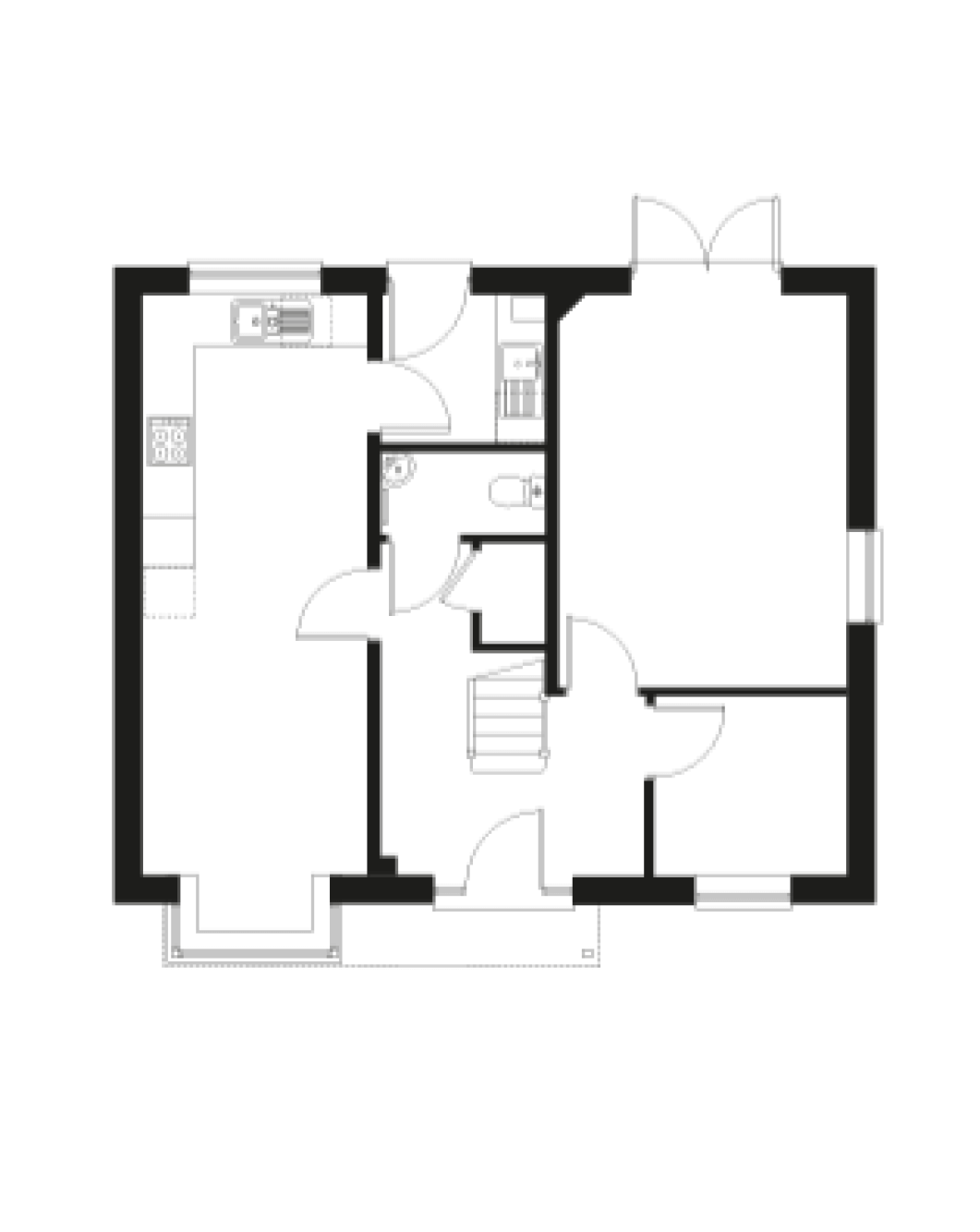 The Peony Ground Floor Plan