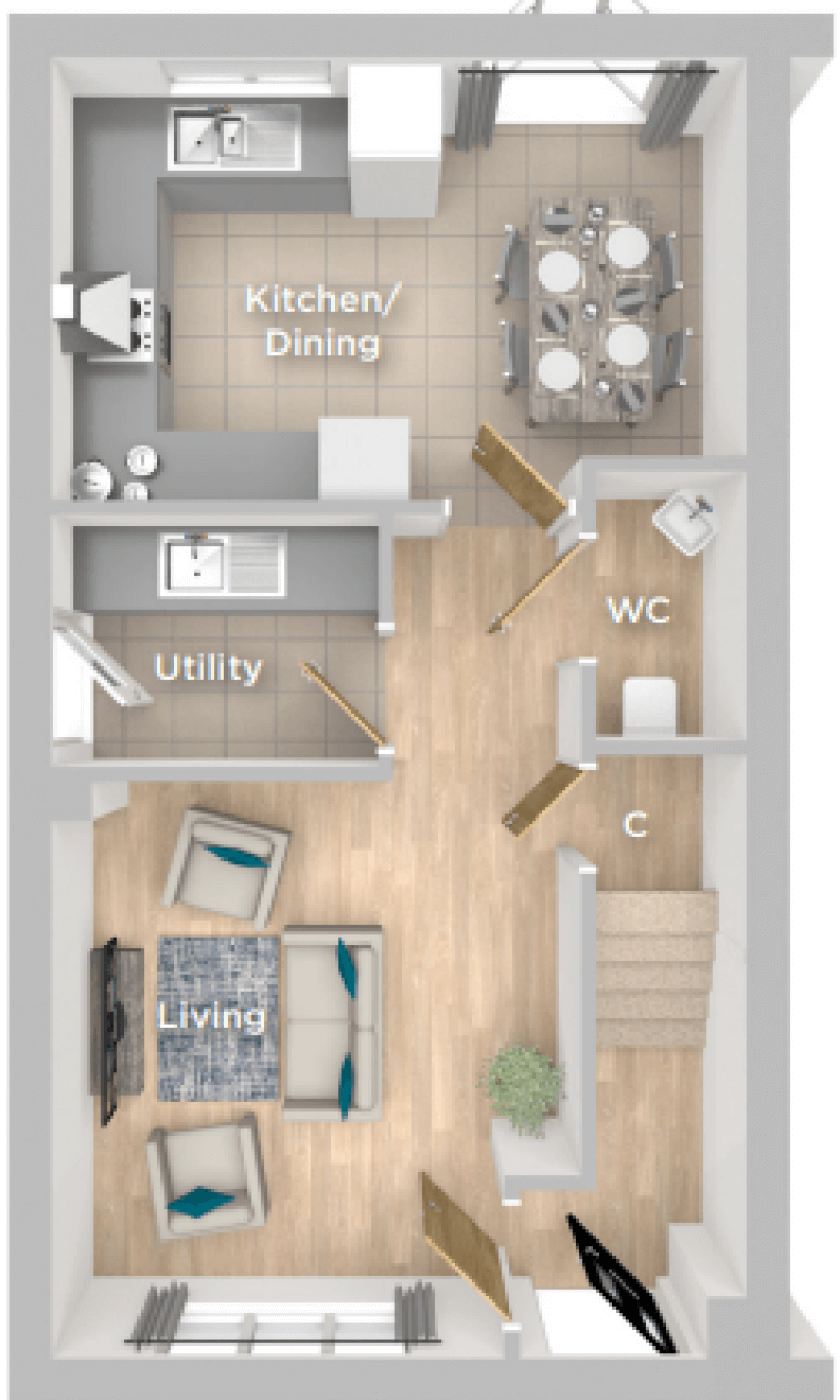 The Sandringham ground floor