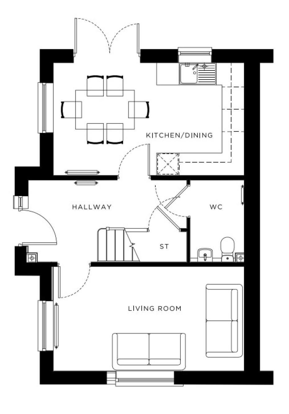 The Barley Ground Floor