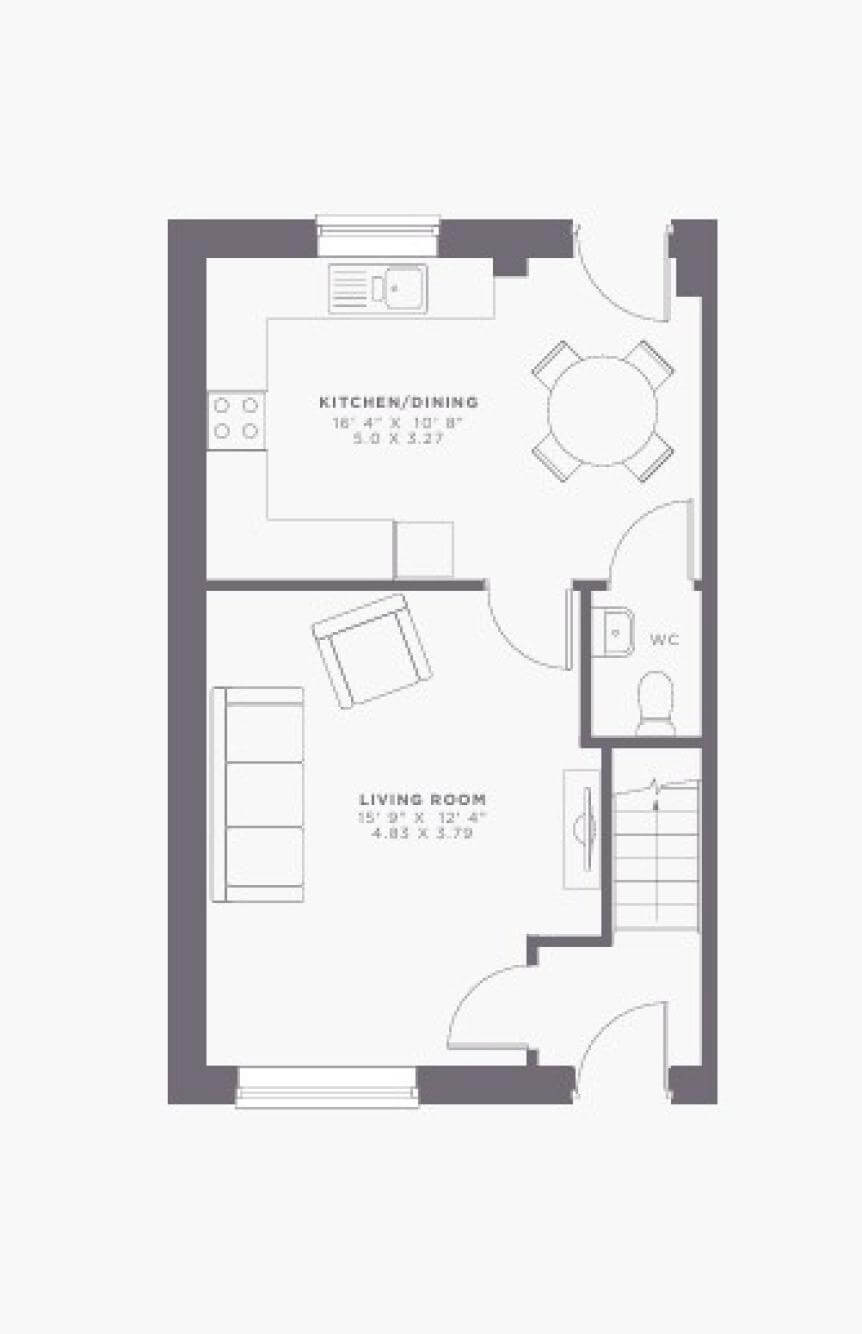 The Chester Ground Floor Plan