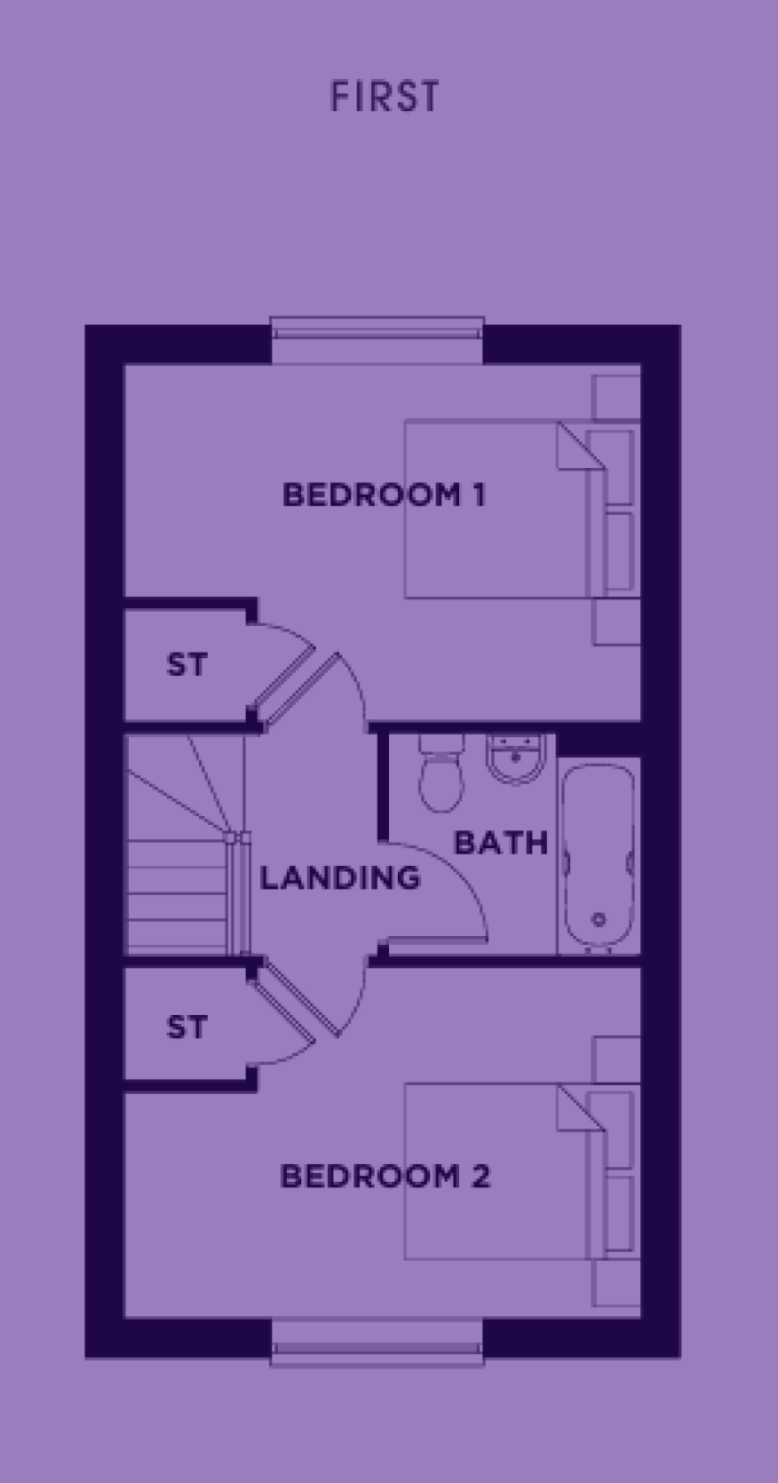 The Atkins First Floor Plan
