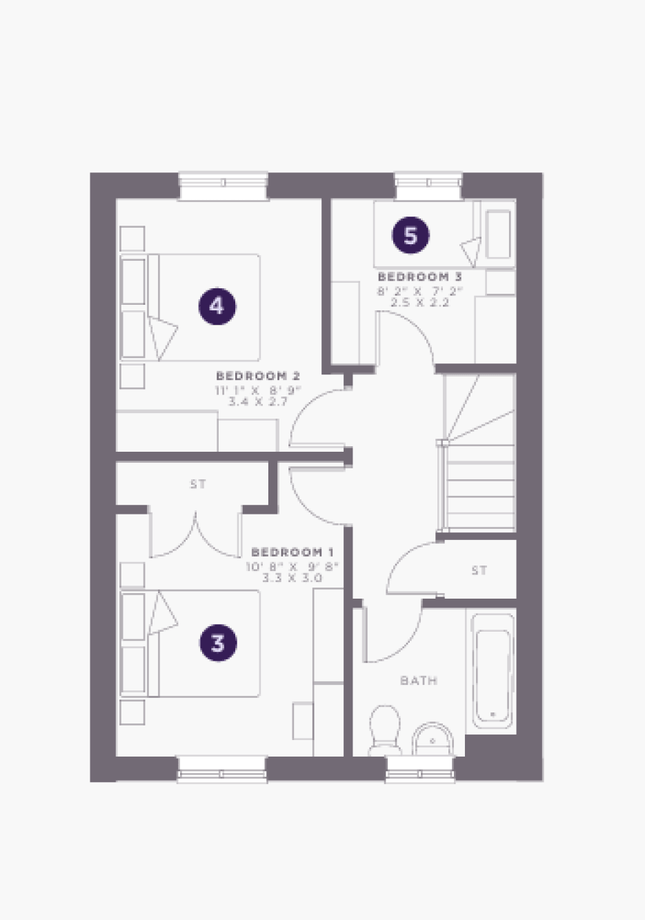 The Ecclesall First Floor Plan