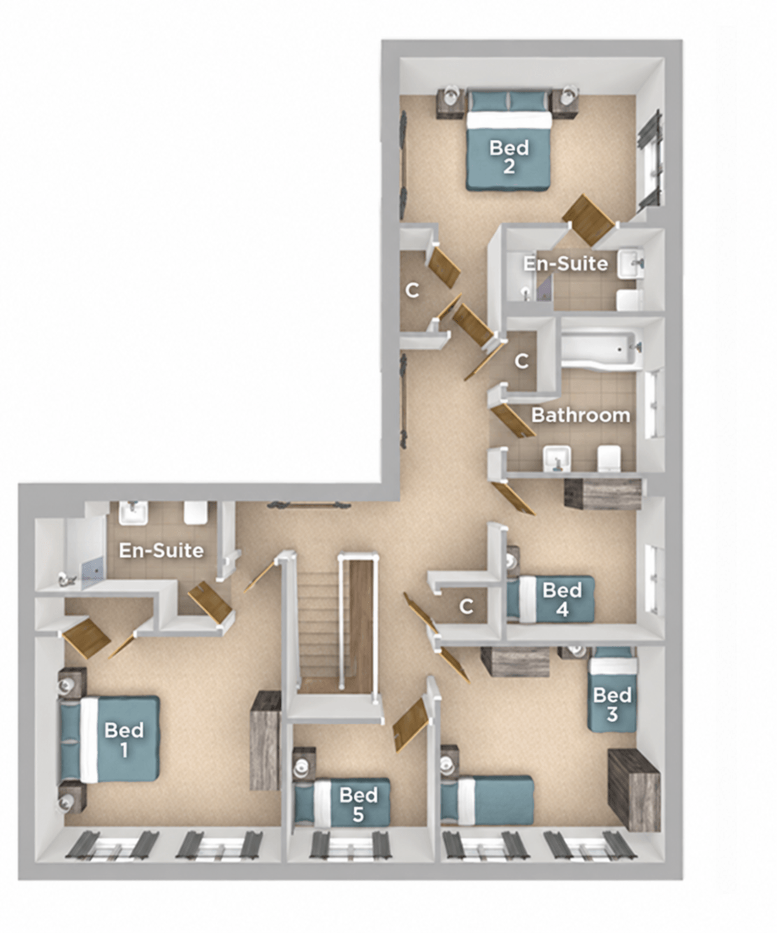 The Holkham First Floor Plan
