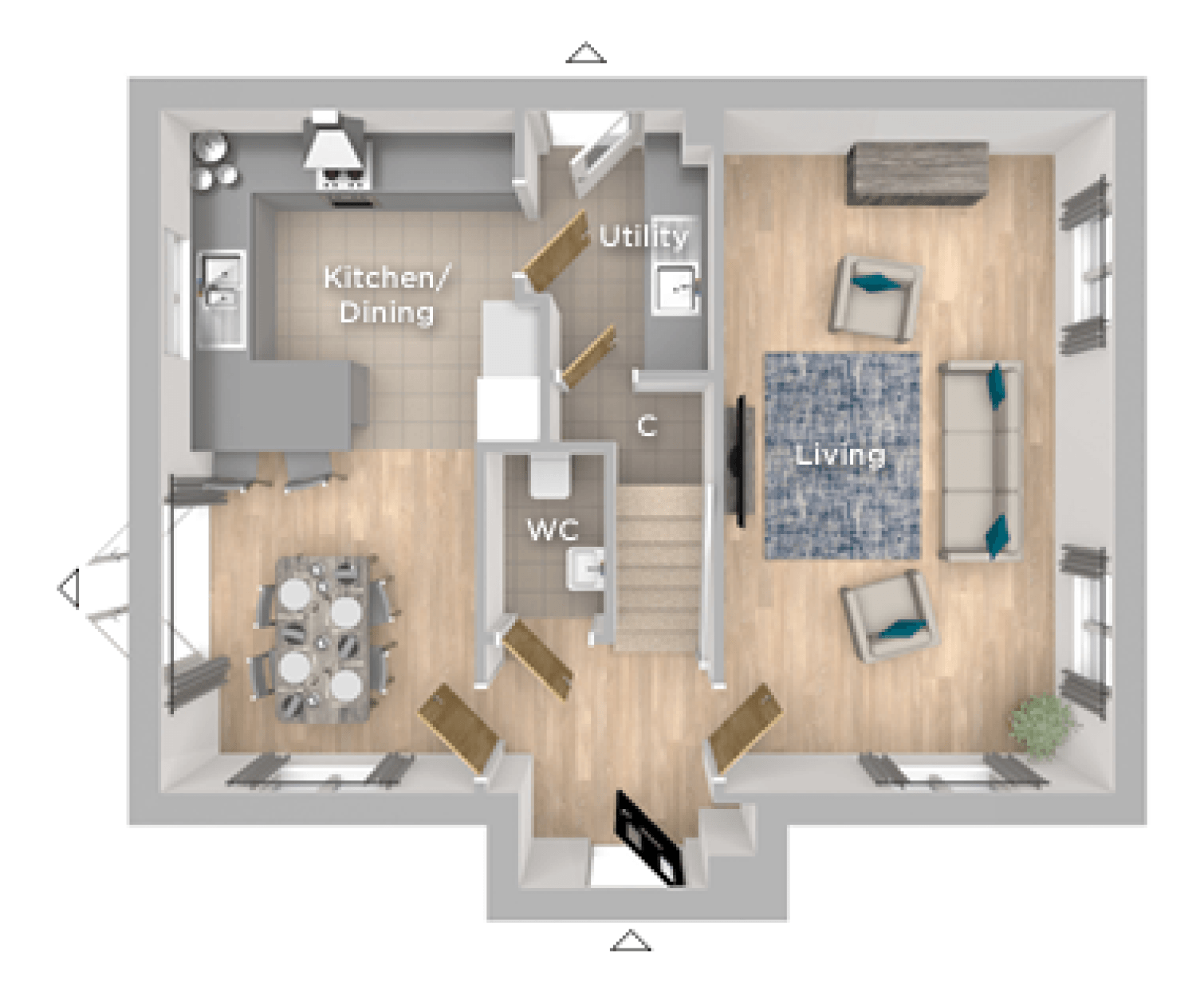 the Burnham Ground Floor Plan