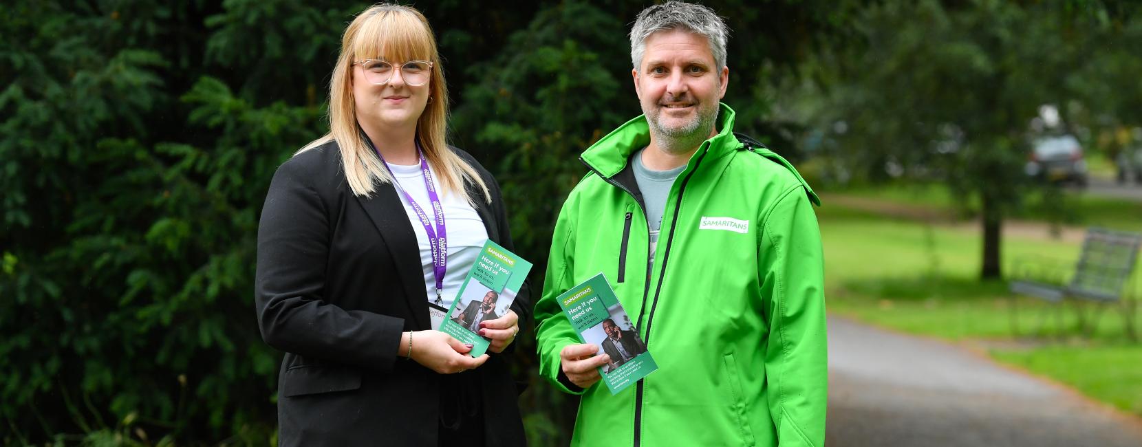 Platform Make Donation to Samaritans Cheltenham