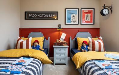 Image of Double Children's Bedroom with a Paddington Theme