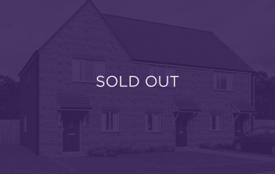 an image of a property in Europa Way, purple overlay and text that says sold out