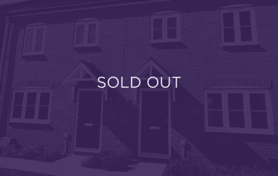 an image of a property in Oaklands, purple overlay with text that says sold out