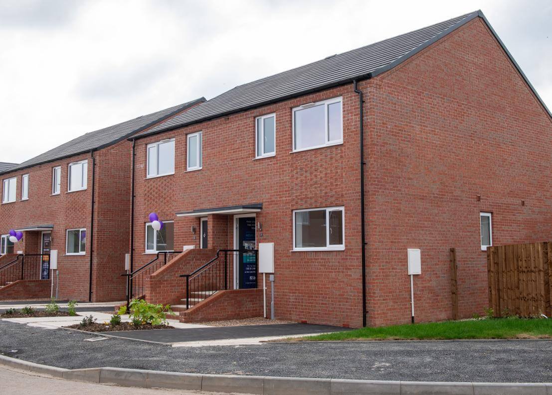 Exterior image of homes at The Maltings, Beeston