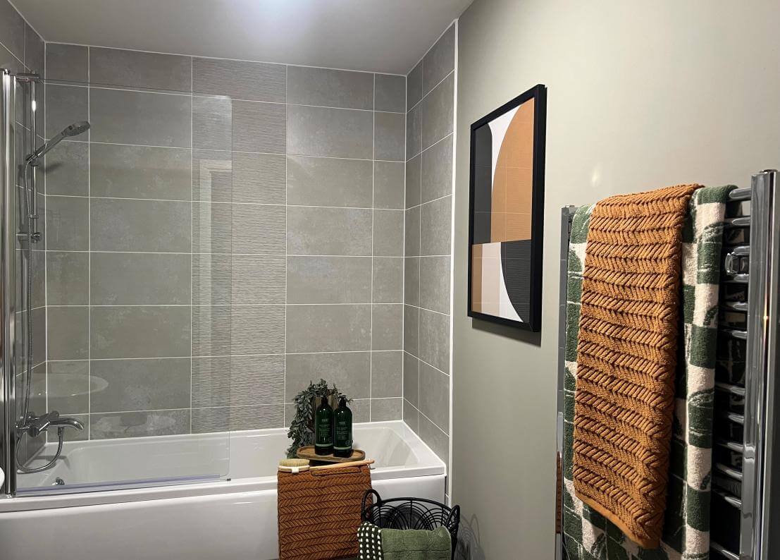 Shower in Platform Home Ownership Show Home