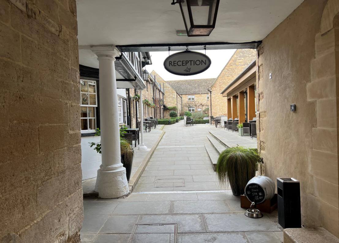 Reception at The Talbot Hotel and Coffee House