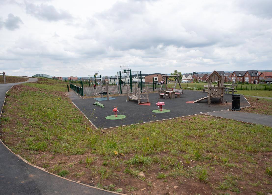 Play Area at Edwalton Fields Development